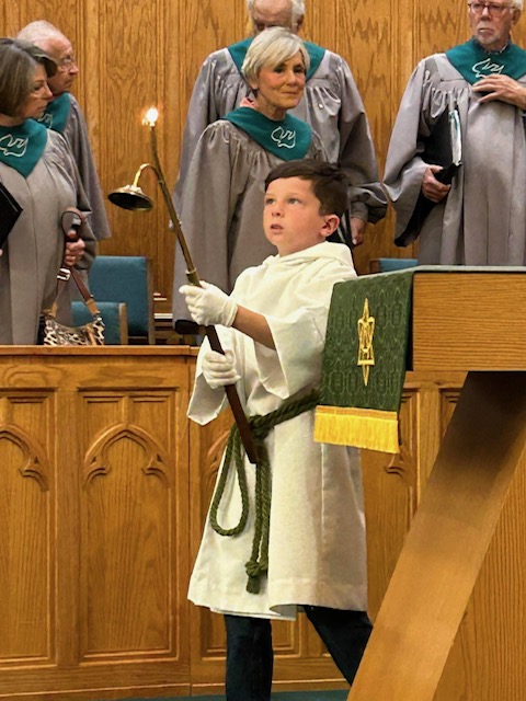 Worship at First United Methodist Church, Ponca City